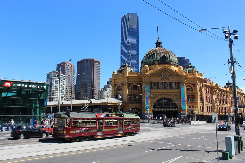 Flinders Street 238, Clements House At Federation Square, Melbourne, Australia Apartman Kültér fotó